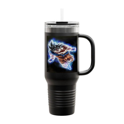 Goku Ultra Instinct Insulated Travel Mug