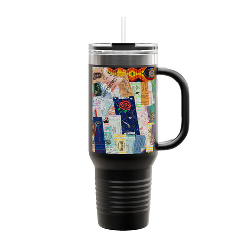 Grateful Dead Concert Ticket Insulated Travel Mug