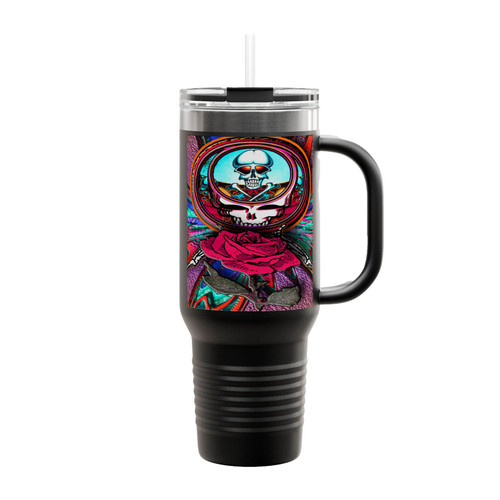 Grateful Dead Trippy Insulated Travel Mug