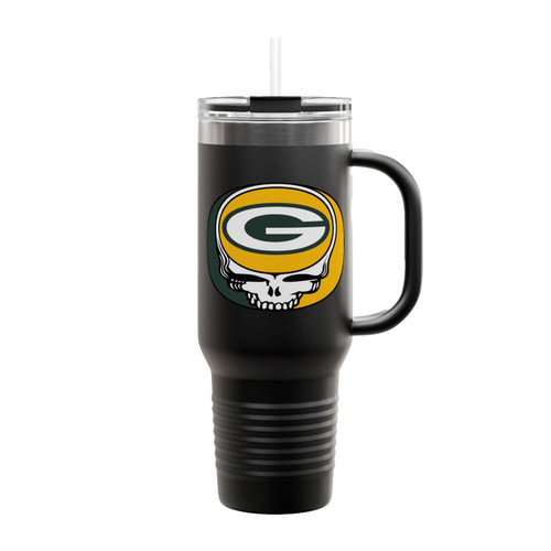 Grateful Green Bay Packers Logo Insulated Travel Mug