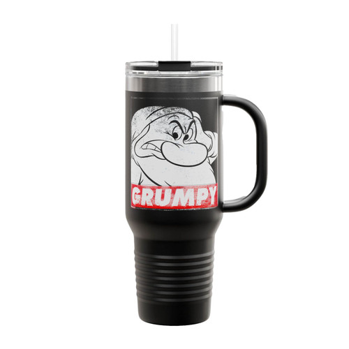 Grumpy Dwarf Snow White Insulated Travel Mug