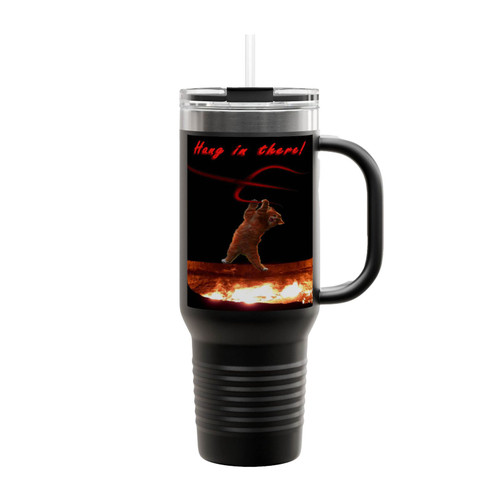 Hang In There Cat 3 Insulated Travel Mug