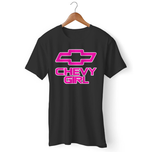 Pink Chevy Girl Men T Shirt