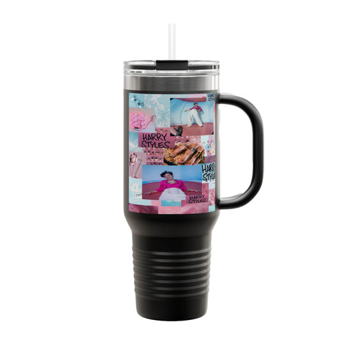 Harry Styles Fine Line Collage Insulated Travel Mug