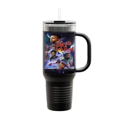 Having Fun With This Marvel Avengers Style N B A Insulated Travel Mug