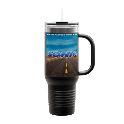 He's The Fastest Thing Alive Sonic Insulated Travel Mug