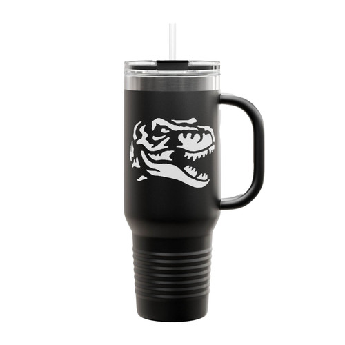 Head T Rex Dinosaur Insulated Travel Mug