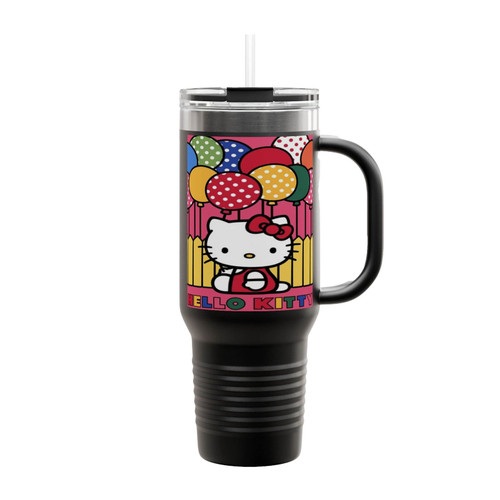 Hello Kitty With Balloons Insulated Travel Mug