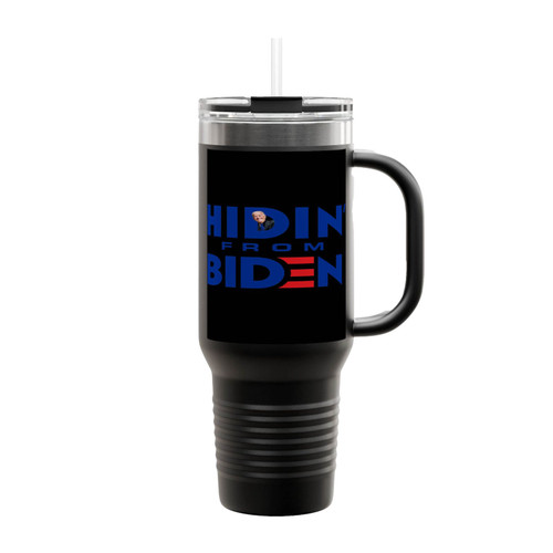 Hidin From Biden Funny Insulated Travel Mug