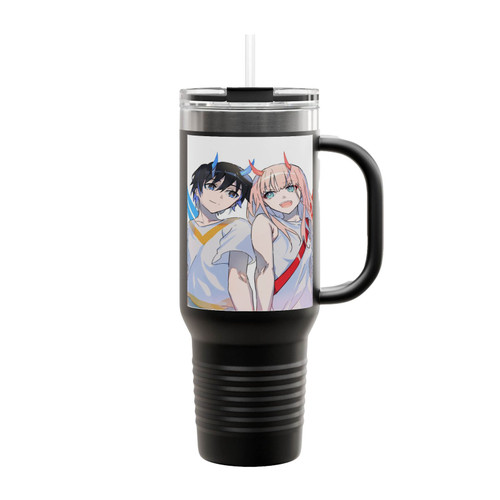 Hiro And Zero Two Darlinginthefranxx Insulated Travel Mug