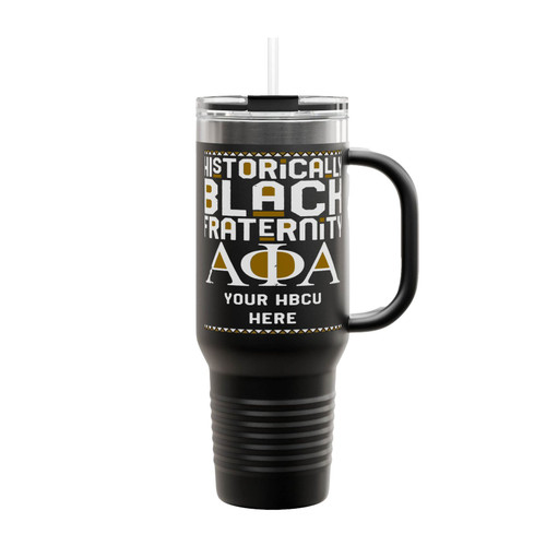 Historically Black Fraternity Alpha Phi Alpha Insulated Travel Mug