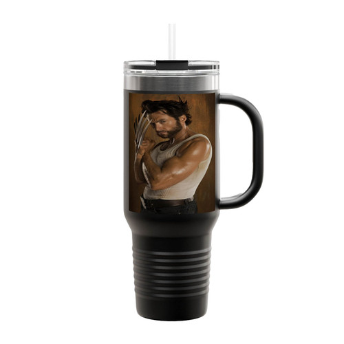 Hugh Jackman Admits He Suffered An Intimate Accident Insulated Travel Mug