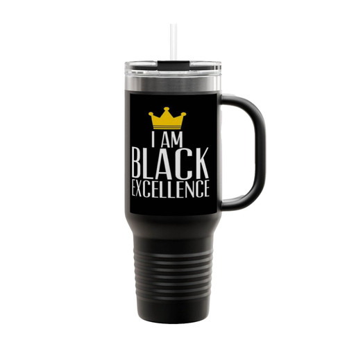 I Am Black Excellence Insulated Travel Mug