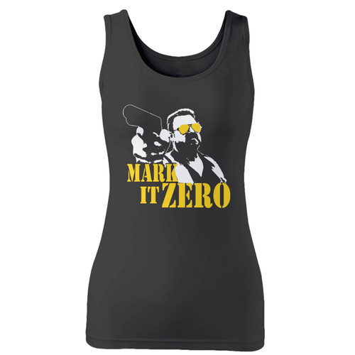 High quality print of this slim fit mark it zero funny vintage big walter quote 1 women tank top will turn heads. And bystanders won't be disappointed - the racerback cut looks good one any woman's shoulders.
