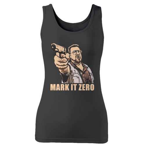 High quality print of this slim fit mark it zero funny vintage big walter quote 2 women tank top will turn heads. And bystanders won't be disappointed - the racerback cut looks good one any woman's shoulders.