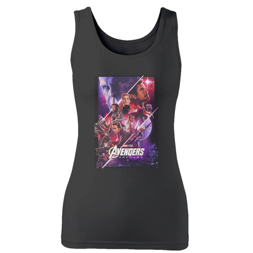 High quality print of this slim fit marvel the avengers endgame women tank top will turn heads. And bystanders won't be disappointed - the racerback cut looks good one any woman's shoulders.