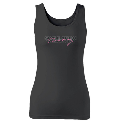 High quality print of this slim fit muse simulation theory concert muse custom women tank top will turn heads. And bystanders won't be disappointed - the racerback cut looks good one any woman's shoulders.