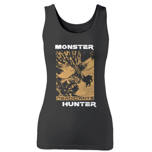 High quality print of this slim fit nergigante monster hunter women tank top will turn heads. And bystanders won't be disappointed - the racerback cut looks good one any woman's shoulders.