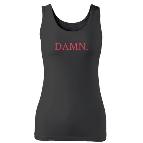 High quality print of this slim fit new damn hip hop rap kendrick lamar women tank top will turn heads. And bystanders won't be disappointed - the racerback cut looks good one any woman's shoulders.