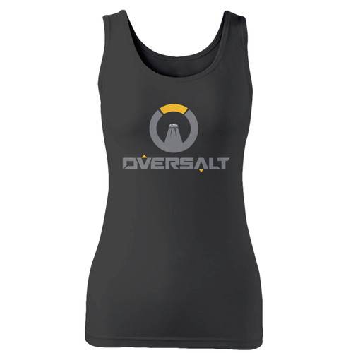 High quality print of this slim fit overwatch salt oversalt women tank top will turn heads. And bystanders won't be disappointed - the racerback cut looks good one any woman's shoulders.