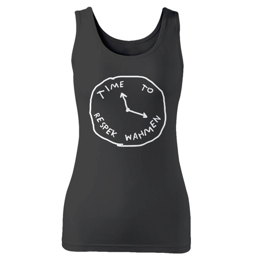 High quality print of this slim fit pewdiepie time to respect whamen women tank top will turn heads. And bystanders won't be disappointed - the racerback cut looks good one any woman's shoulders.