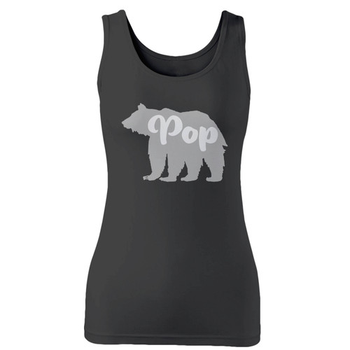 High quality print of this slim fit pop bear grandfather custom women tank top will turn heads. And bystanders won't be disappointed - the racerback cut looks good one any woman's shoulders.