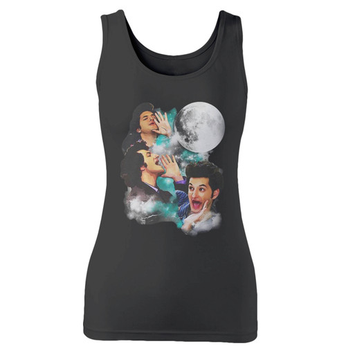High quality print of this slim fit ralphio the woooorst three jean moon classic women tank top will turn heads. And bystanders won't be disappointed - the racerback cut looks good one any woman's shoulders.