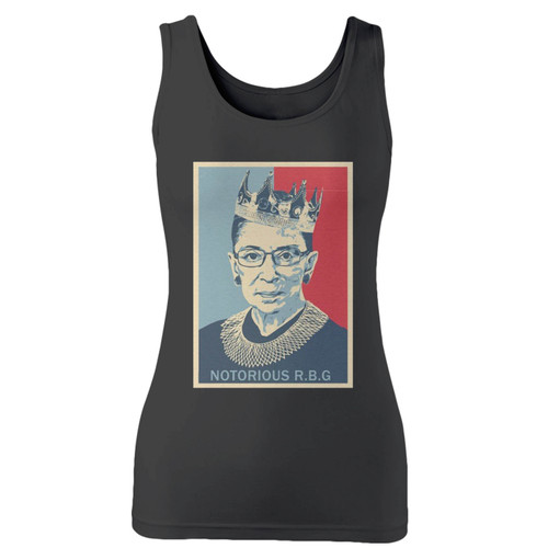 High quality print of this slim fit ruth bader ginsburg liberal funny progressive feminism protest women power women tank top will turn heads. And bystanders won't be disappointed - the racerback cut looks good one any woman's shoulders.