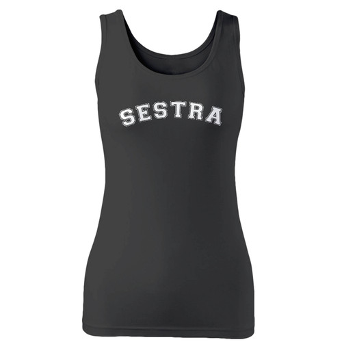 High quality print of this slim fit sestra women tank top will turn heads. And bystanders won't be disappointed - the racerback cut looks good one any woman's shoulders.