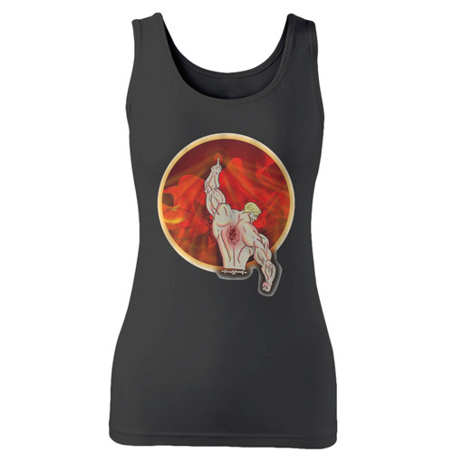High quality print of this slim fit seven deadly sins women tank top will turn heads. And bystanders won't be disappointed - the racerback cut looks good one any woman's shoulders.