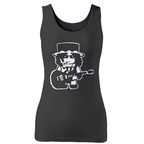 High quality print of this slim fit slash guns n roses rock music women tank top will turn heads. And bystanders won't be disappointed - the racerback cut looks good one any woman's shoulders.