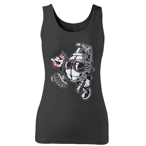 High quality print of this slim fit south beach women tank top will turn heads. And bystanders won't be disappointed - the racerback cut looks good one any woman's shoulders.