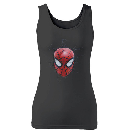 High quality print of this slim fit spider-man women tank top will turn heads. And bystanders won't be disappointed - the racerback cut looks good one any woman's shoulders.