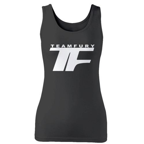 High quality print of this slim fit team fury boxing logo women tank top will turn heads. And bystanders won't be disappointed - the racerback cut looks good one any woman's shoulders.