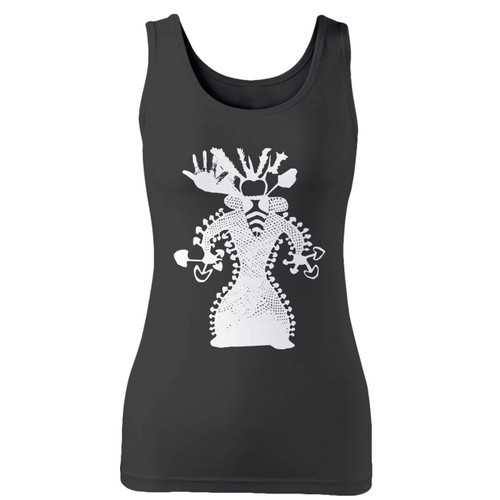 High quality print of this slim fit terence mckenna mushroom women tank top will turn heads. And bystanders won't be disappointed - the racerback cut looks good one any woman's shoulders.