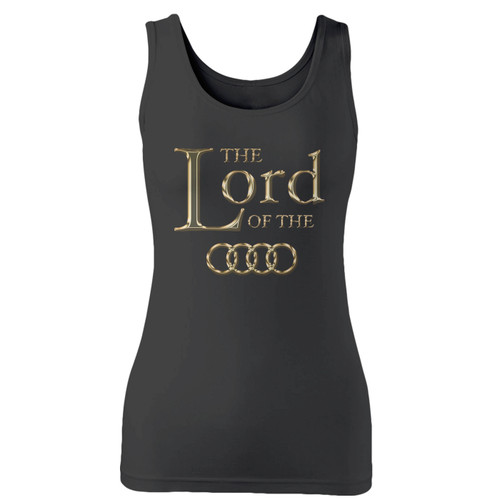 High quality print of this slim fit the lord of rings audi car logo women tank top will turn heads. And bystanders won't be disappointed - the racerback cut looks good one any woman's shoulders.