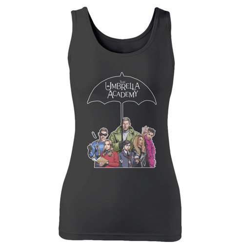 High quality print of this slim fit the umbrella academy character women tank top will turn heads. And bystanders won't be disappointed - the racerback cut looks good one any woman's shoulders.