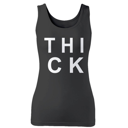 High quality print of this slim fit thick women tank top will turn heads. And bystanders won't be disappointed - the racerback cut looks good one any woman's shoulders.