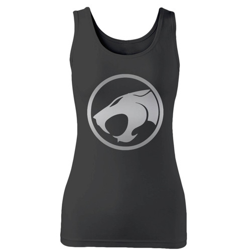 High quality print of this slim fit thundercats logo 2 women tank top will turn heads. And bystanders won't be disappointed - the racerback cut looks good one any woman's shoulders.