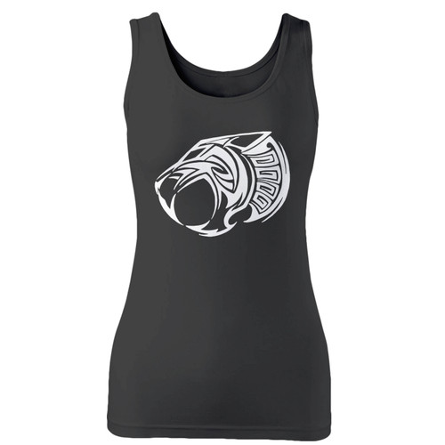 High quality print of this slim fit thundercats logo 3 women tank top will turn heads. And bystanders won't be disappointed - the racerback cut looks good one any woman's shoulders.