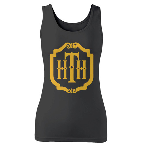 High quality print of this slim fit tower of terror women tank top will turn heads. And bystanders won't be disappointed - the racerback cut looks good one any woman's shoulders.