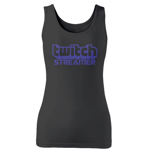 High quality print of this slim fit twitch streamer gamer games xbox video games women tank top will turn heads. And bystanders won't be disappointed - the racerback cut looks good one any woman's shoulders.
