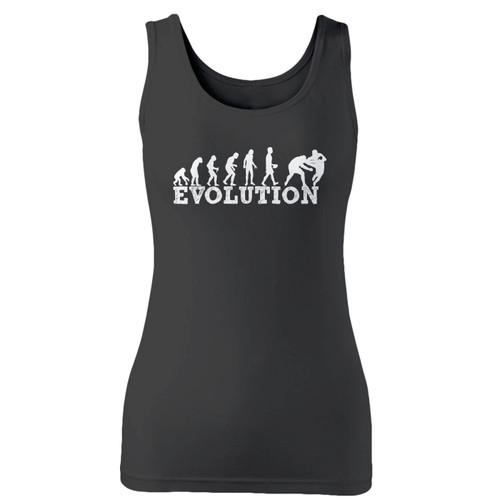 High quality print of this slim fit up and under evolution rugby women tank top will turn heads. And bystanders won't be disappointed - the racerback cut looks good one any woman's shoulders.
