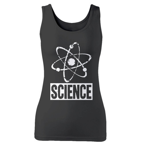 High quality print of this slim fit vintage science women tank top will turn heads. And bystanders won't be disappointed - the racerback cut looks good one any woman's shoulders.