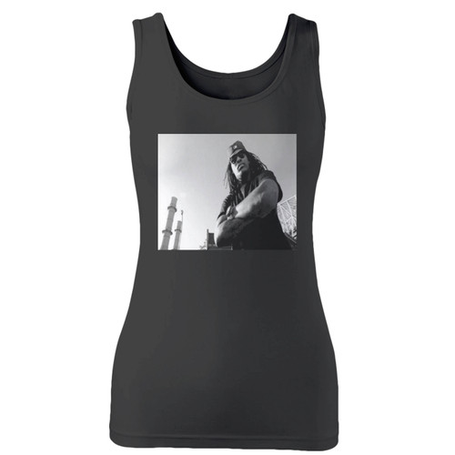 High quality print of this slim fit waka flocka flame american rapper women tank top will turn heads. And bystanders won't be disappointed - the racerback cut looks good one any woman's shoulders.