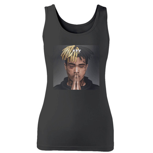 High quality print of this slim fit xxxtentacion women tank top will turn heads. And bystanders won't be disappointed - the racerback cut looks good one any woman's shoulders.