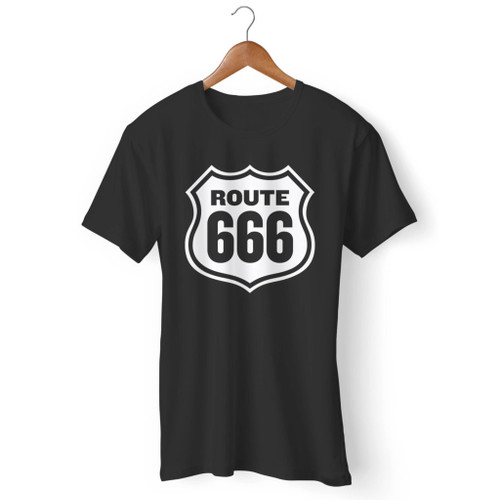 Route 666 Road Sign Men T Shirt