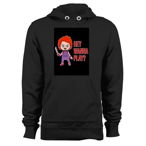 Was created with comfort in mind, this chukie hey wanna play again hoodie lighter weight is perfect for any activity. Teams and groups love this hoodie for its affordable price and variety of colors.