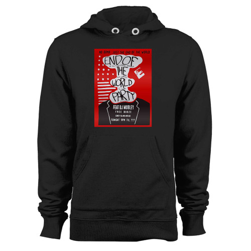 Was created with comfort in mind, this end of the world party mr. robot hoodie lighter weight is perfect for any activity. Teams and groups love this hoodie for its affordable price and variety of colors.
