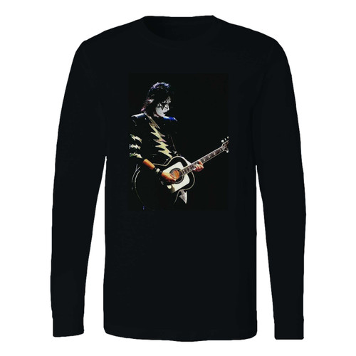 This classic fit ace frehley guitaris kiss band long sleeve shirt is casually elegant and very comfortable. With fine quality print to make one stand out, it's a perfect fit for every occasion.